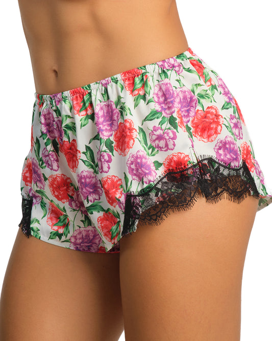 Isla & Evie Dahlia Shorts Rose Garden / XS