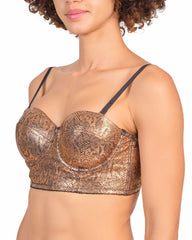 Isla & Evie Arya Bustier Bronze Foil / 32A