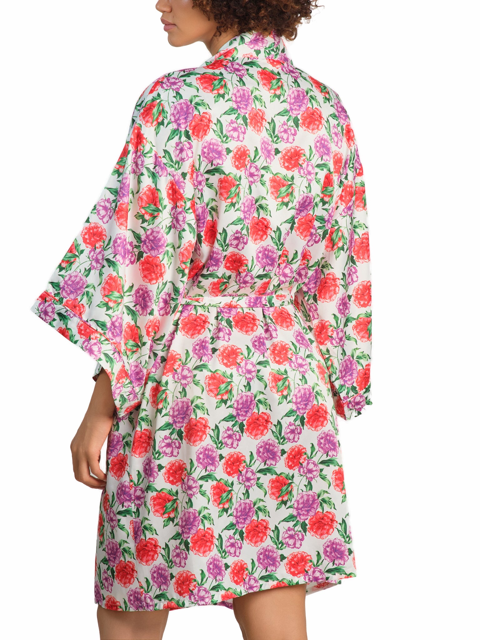 Isla & Evie Dahlia Robe Rose Garden / XS