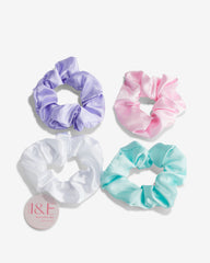 Satin Hair Scrunchie multi - Pack of 4 -Isla & Evie