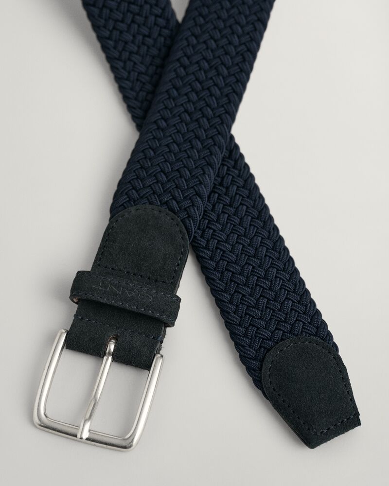 Braided Elastic Belt 90X36 / EVENING BLUE