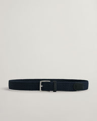 Braided Elastic Belt- Blue