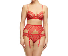 Dita Von Tease Muse Balconnette Bra- Red