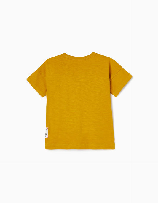 Zippy Cotton T-Shirt For Baby Boys 'Yoga Class'