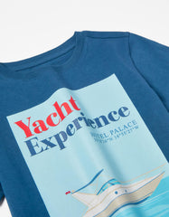 Zippy Cotton T-Shirt For Boys Yacht