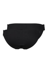 Skiny Every Day In Cotton Lace Multipack Bikini Briefs 2 Pack Black