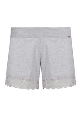 Skiny Shorts Stone Grey Melange