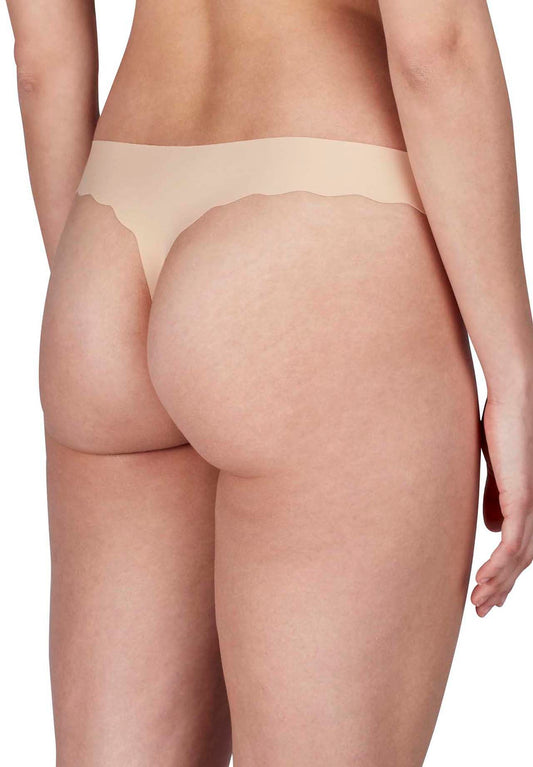 Skiny Thong Beige