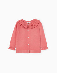 Zippy Baby Girls Cardigan With Ruffles