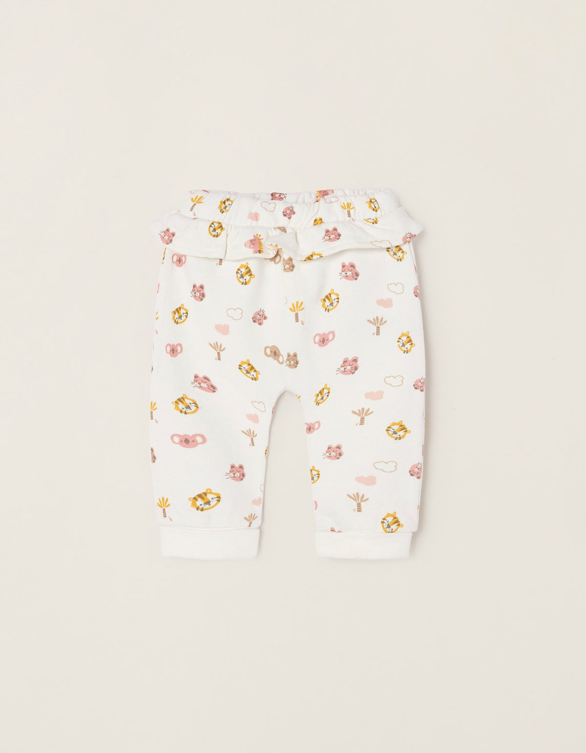 Zippy Newborn Baby Girls 'Jungle Animals' Cotton Trousers