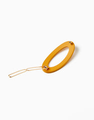 Zippy Girls Camel Oval Hair Slide