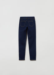 OVS Kid Girls Jeggings In Denim French Terry