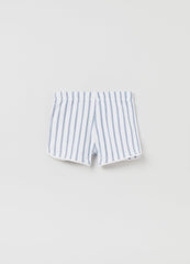 OVS Baby Girl Stripe Scallop Trim Short