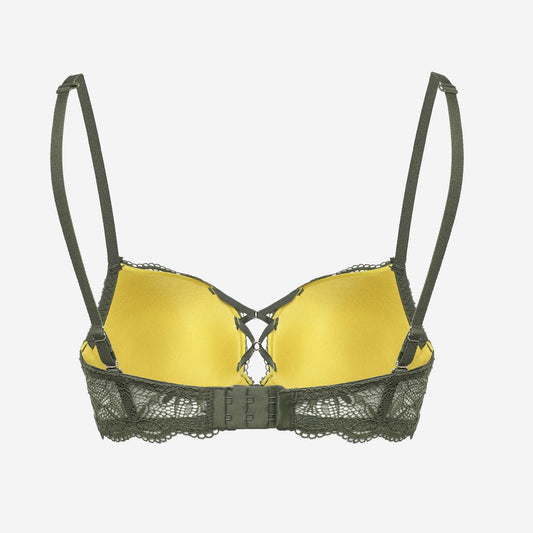 LS Lingerie Lace Detail Plunge Bra