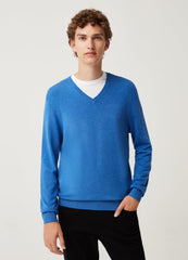 OVS Mens V Neck Knitted Pullover