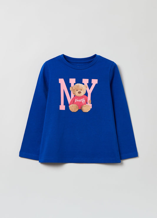 OVS Girls Ny Printed Long Sleeve T-Shirt