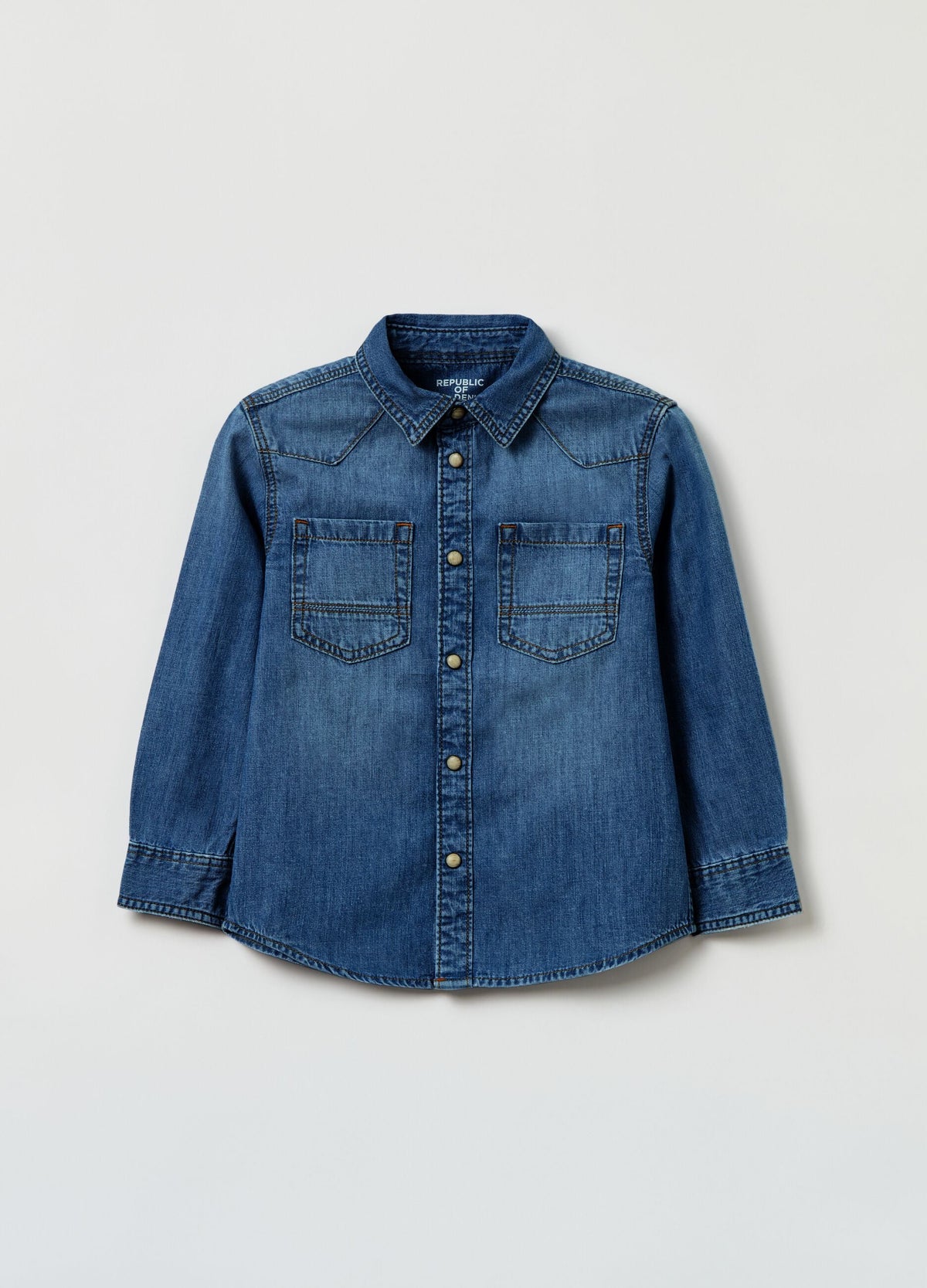 OVS Housebrand Denim Shirt With Pockets