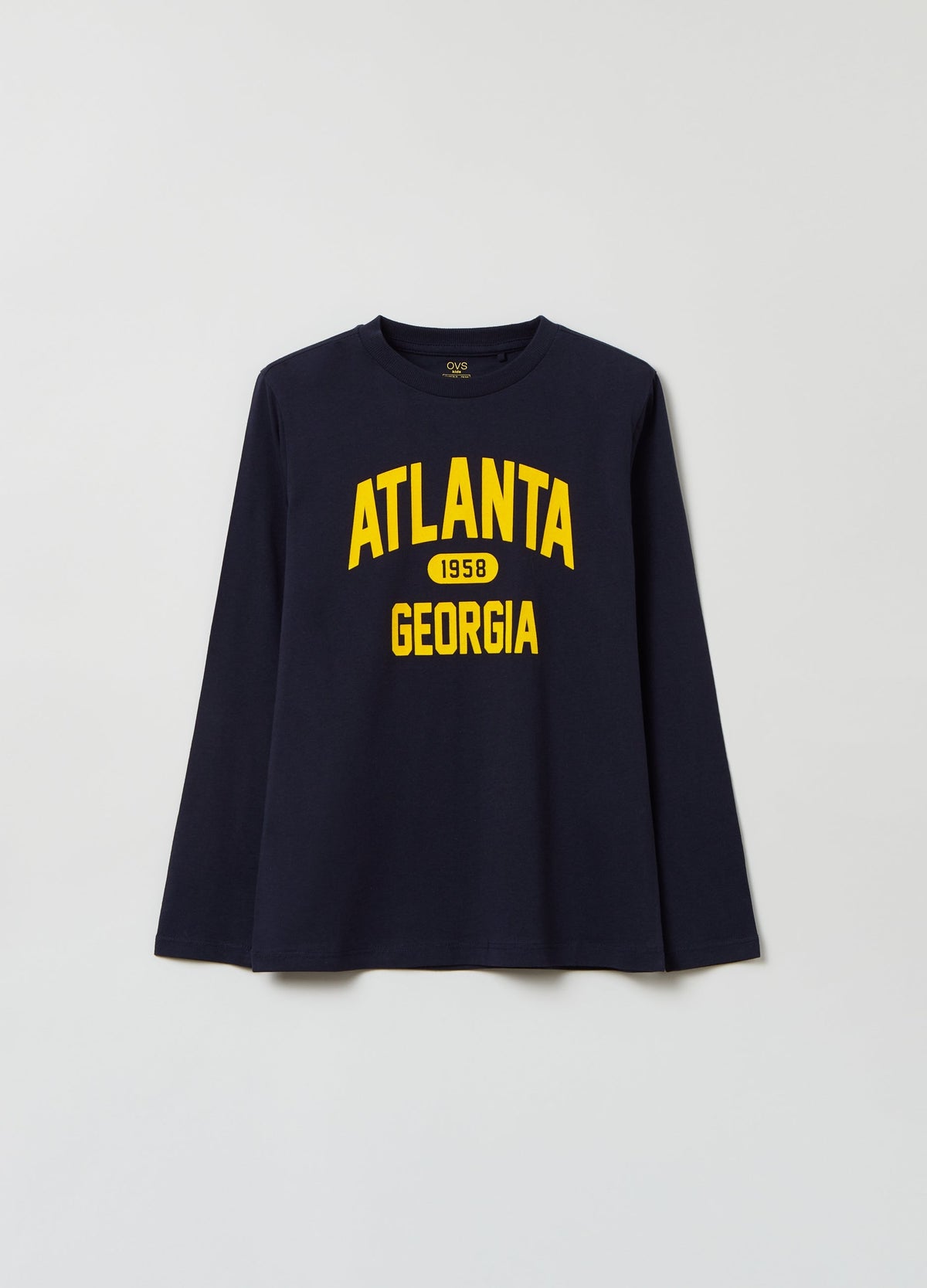 OVS Boys Atlanta Georgia Slogan Long Sleeve T-Shirt