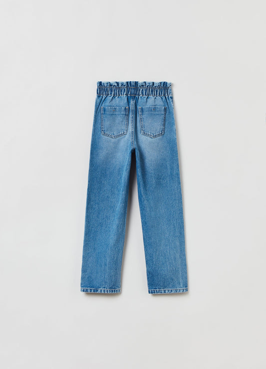 OVS Girls Paper Bag Waist Jeans