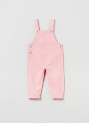 OVS Striped Stretch Cotton Dungarees