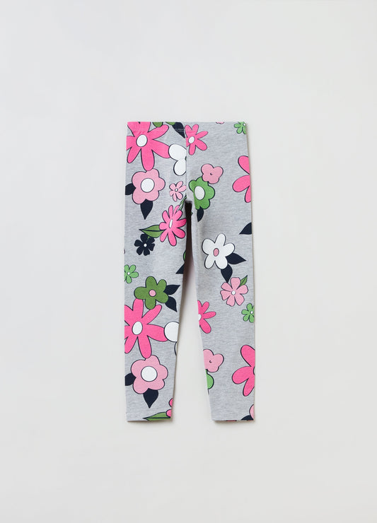 OVS Girls Flower Printed Legging