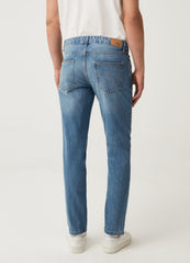 OVS Slim-Fit Jeans With Discolouring