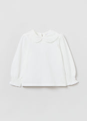 OVS T-Shirt With Broderie Anglaise Collar