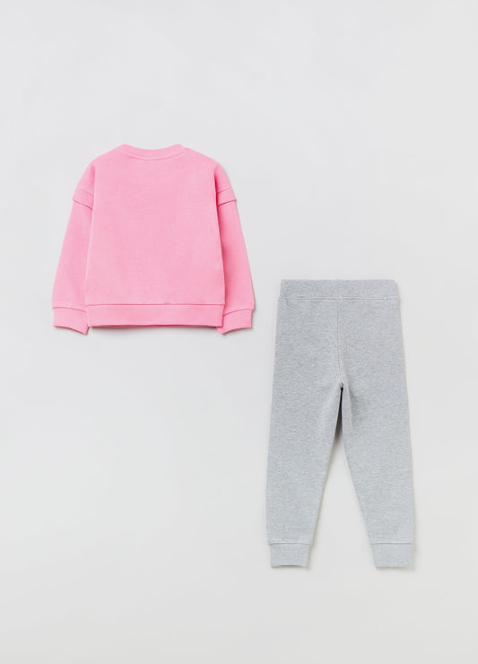 OVS Girls Printed Sweat And Jogger Set