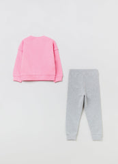 OVS Girls Printed Sweat And Jogger Set