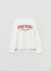 OVS Girls Everywhere Print Long Sleeve T-Shirt