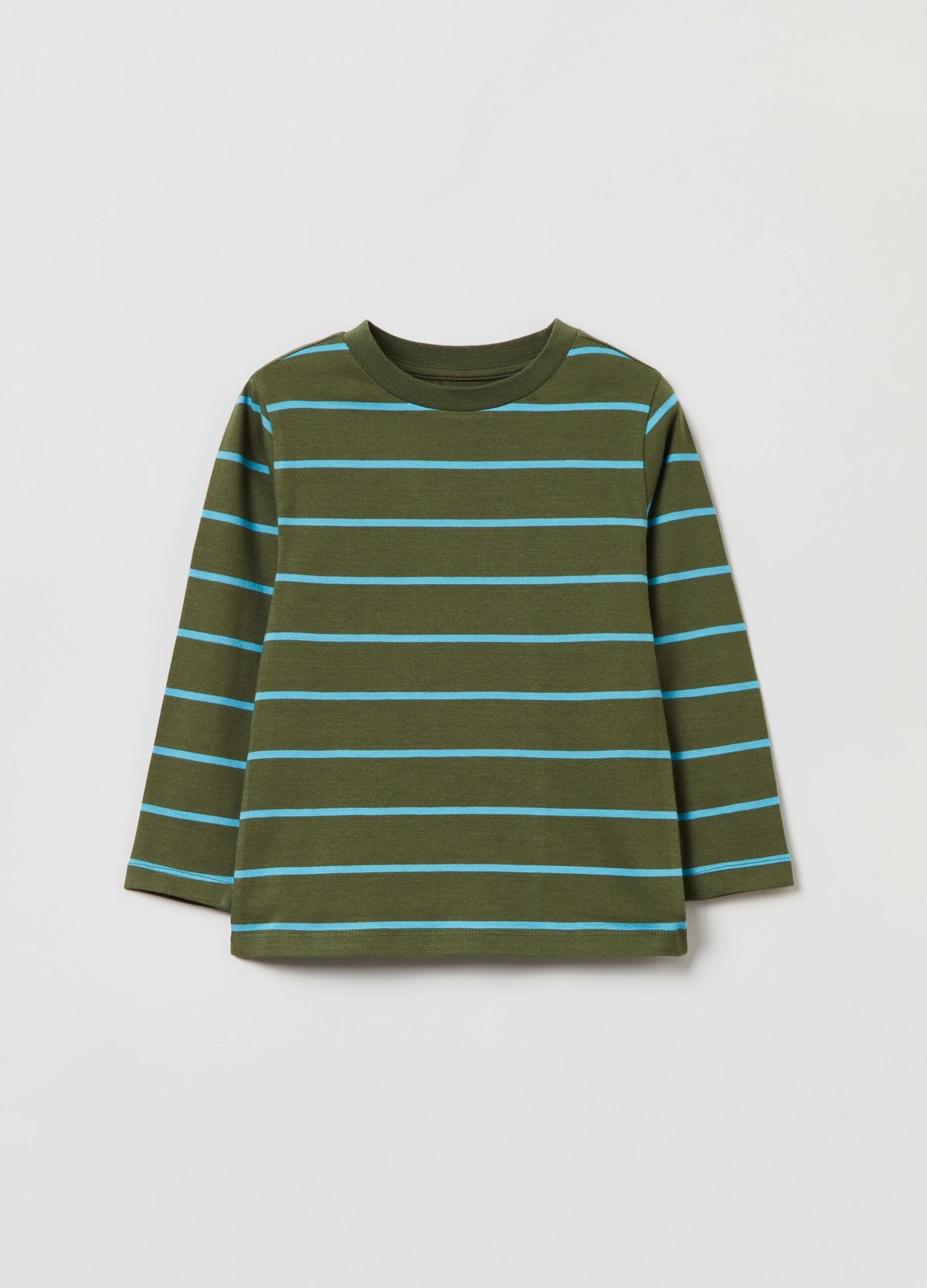 OVS Long-Sleeved T-Shirt With Striped Pattern