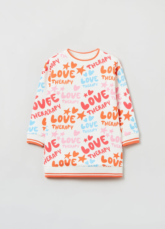 OVS Girls Love Therapy Sweat Dress