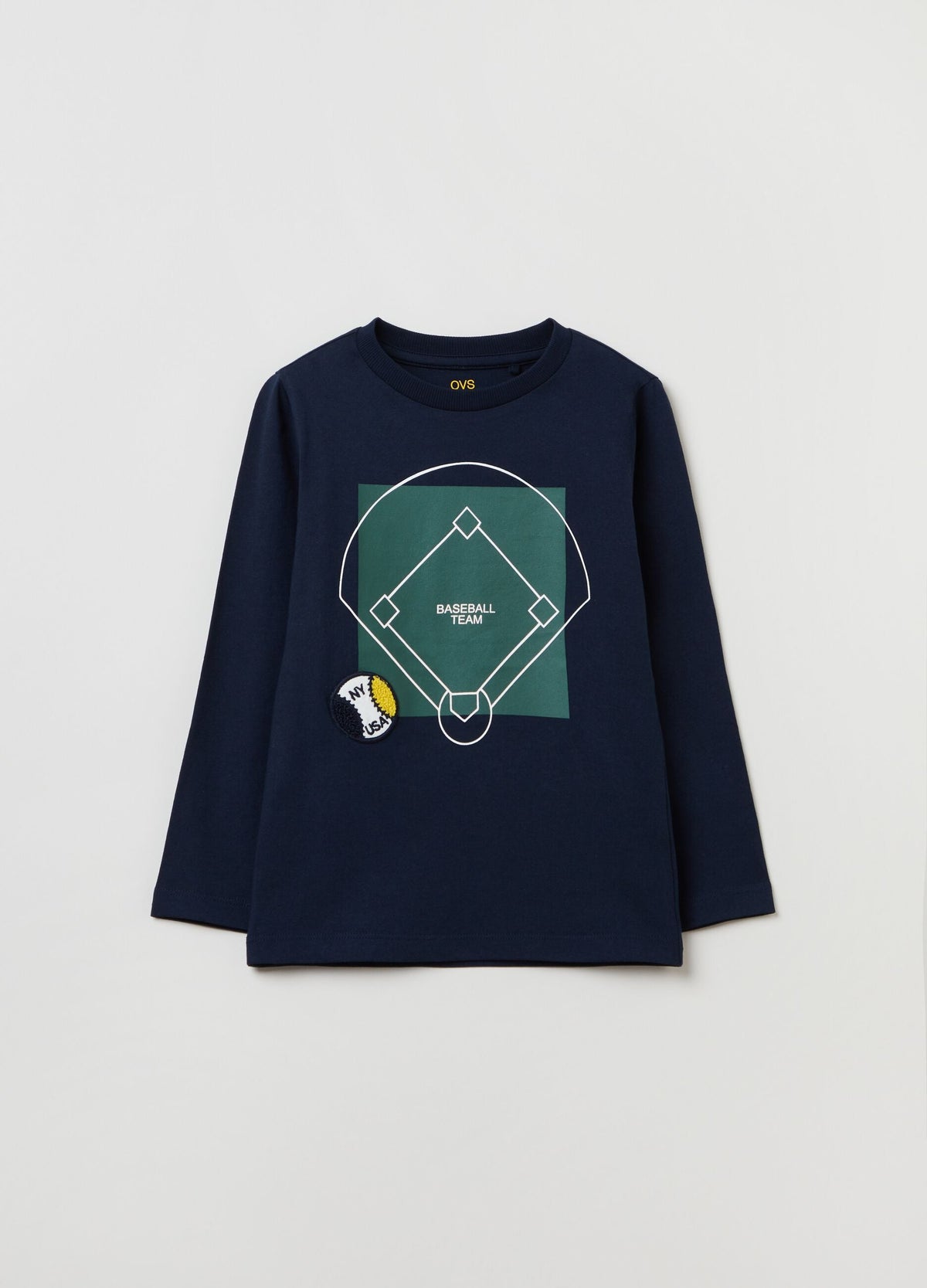 OVS Long-Sleeved T-Shirt With Baseball Print