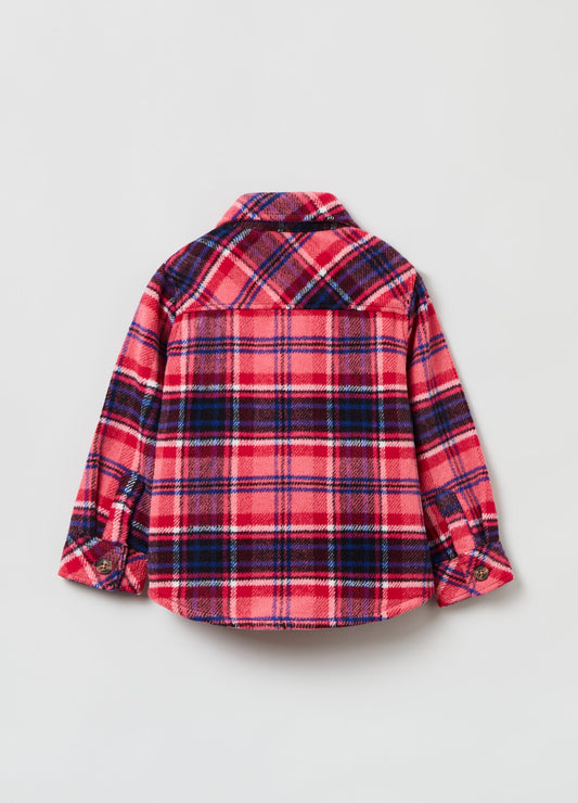 OVS Girls Checked Overshirt Shacket