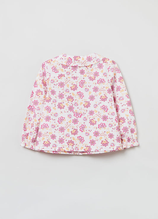 OVS Baby Girl Floral Shirt In Cotton