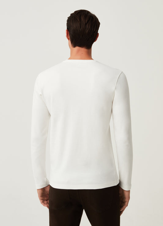 OVS Long-Sleeved Crew Neck T-Shirt