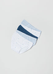 OVS Five-Pack Cotton Briefs With Stripes