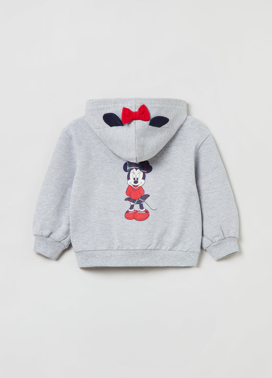 OVS Baby Girl Disney Baby Minnie Mouse Full-Zip Sweatshirt With Hood