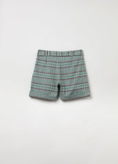 OVS Girls Tartan Check Tie Waist Short