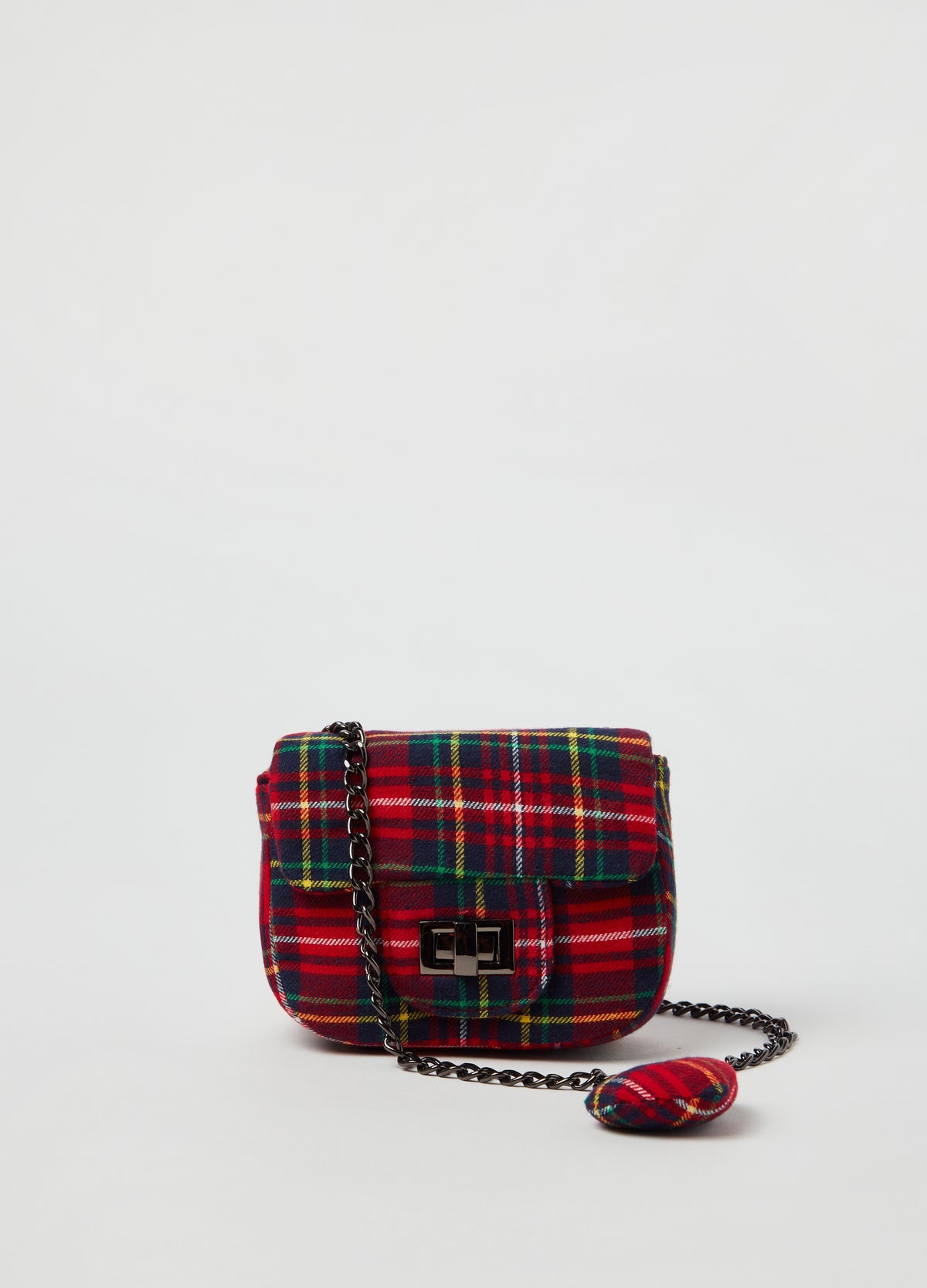 OVS Tartan Bag With Shoulder Strap