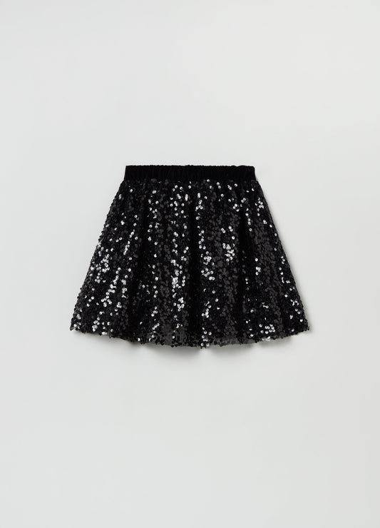 OVS Girls Sequin Elasticated Waist Skirt