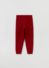 OVS Boys Fleece Joggers With Drawstring And Print