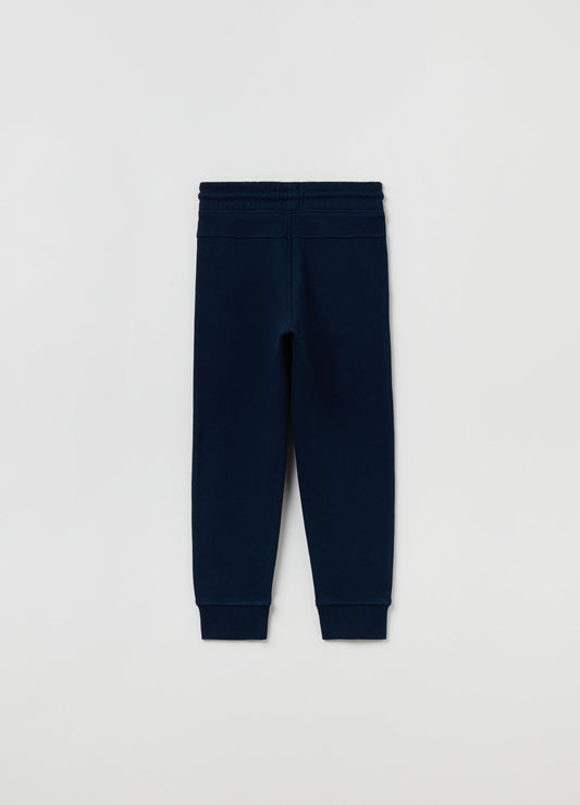 OVS Boys Fleece Joggers With Drawstring And Print