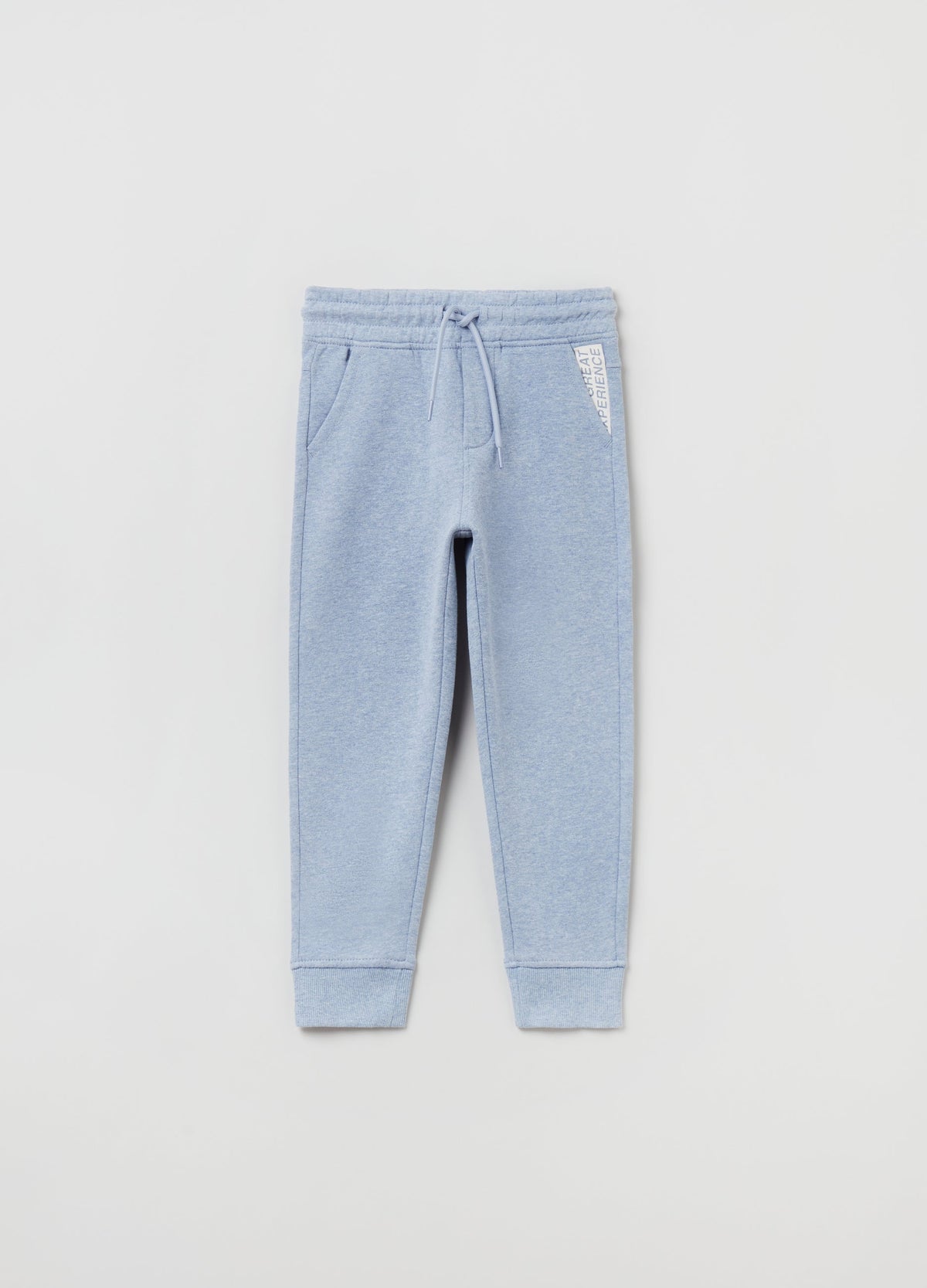 OVS Boys Fleece Joggers With Drawstring And Print