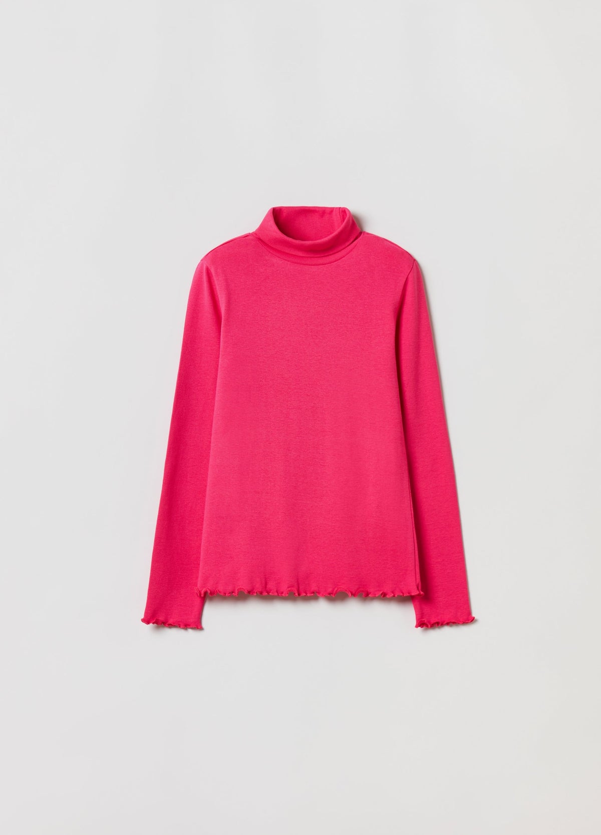 OVS Girls Shirred Edged Turtleneck