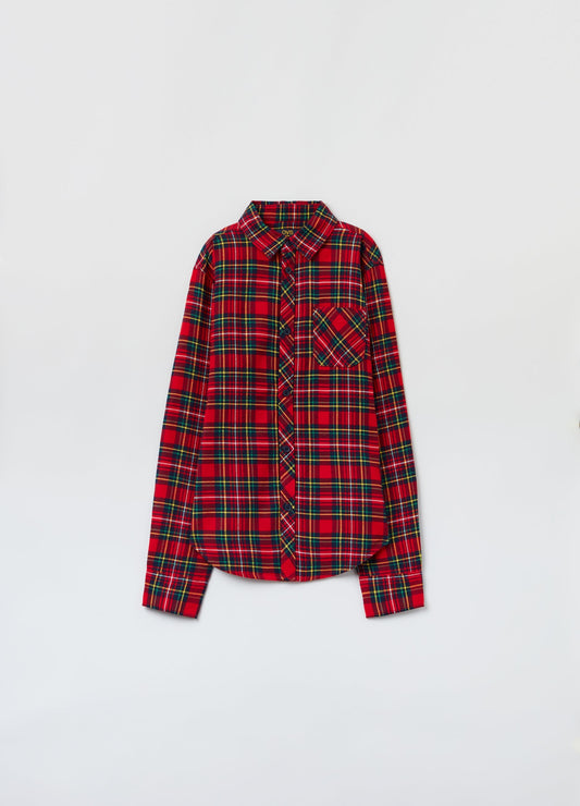 OVS Boys Tartan Check Shirt