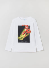 OVS Boys T-Shirt With Dc Comics The Flash Print