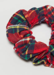 Ovs Girls Tartan Check Scrunchie