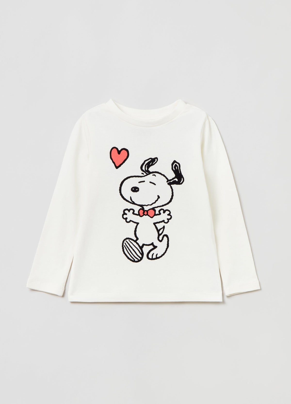 OVS Girls Long-Sleeved T-Shirt With Snoopy Print