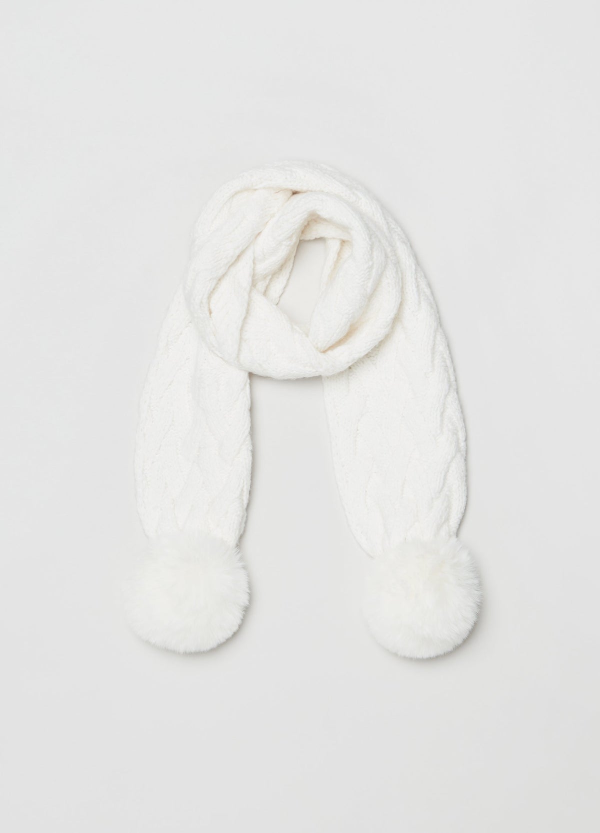 Ovs Girls Knitted Pom Scarf